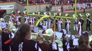 Hokie Pokie Va Tech Football Game Marching Virginians Oct 22 2011 [upl. by Dnomrej834]