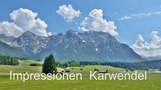 Slideshow vom Karwendelgebirge Mittenwald und Garmisch Patenkirchen [upl. by Noraed]