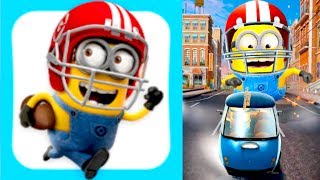 Despicable Me Minion Rush  QUARTERBACK MINION iPhone Gameplay [upl. by Clower]