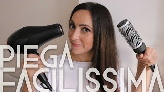 piegaFACILISSIMA in 5 minuti spazzola e phon  Capelli brillanti  AnnalisaSuperStar [upl. by Emmerie239]