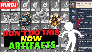 Hindi Artifacts Farming Change DONT DO THIS NOW  Genshin Impact Guide 2025 [upl. by Hgiellek]