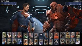 Injustice 2  All Characters  List HD 1080p60FPS [upl. by Yebloc]