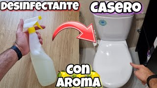 Mezcla DETERGENTE con LIMÓN y no CREERÁS lo que PASA Desinfectante casero para WC o inodoro [upl. by Gerrard]