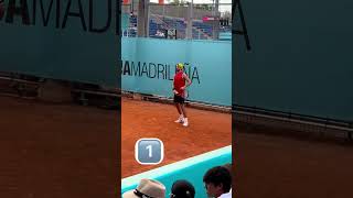 Tennis Backhand Return options for a kick serve [upl. by Argyres256]