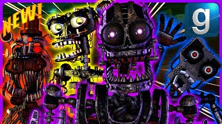 Gmod FNAF  Review  Brand New Endoskeleton amp Scrap Animatronic SNPCs [upl. by Enihpled]