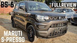 Maruti Suzuki SPresso SUV FULL Detailed Review  Latest Features New Interiors Price Variants [upl. by Chamkis]