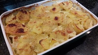 Bacalhau Gratinado No Forno Com Natas  Receita Simples e Prática [upl. by Akimik]