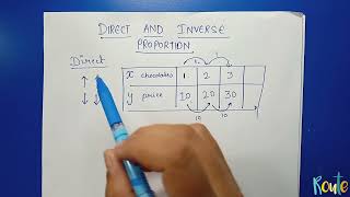 Direct and Inverse proportion ll Introduction ll Class 8 ll Chapter 13 [upl. by Rehpinnej444]