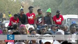 President Hakainde Hichilema in Chingola addressing a rally after Officially opening KCM [upl. by Tnerb887]