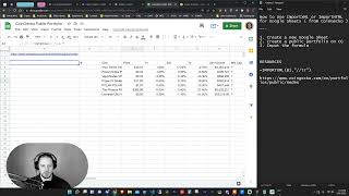 How to Use ImportXML or ImportHTML for Google Sheets  CoinGecko Example [upl. by Htebharas701]