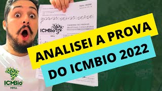 FIZ A PROVA DO ICMBIO 2022  ASSUNTOS QUE CAIRAM NO CONCURSO ICMBIO [upl. by Omolhs]