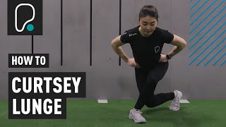 How To Do A Curtsy Lunge [upl. by Cadell]