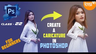 Adobe Photoshop Class22 How To Turn Photo To Caricature In Photoshop [upl. by Laucsap]