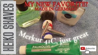 Merkur 41c first shave  My new favorite Razor [upl. by March]