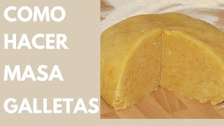 Como Hacer Masa para Galletas de Mantequilla [upl. by Schmitt]