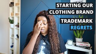 How I Started My Luxury Clothing Brand Part 1  Trademark Regrets  Entrepreneur Life UK [upl. by Ennail365]