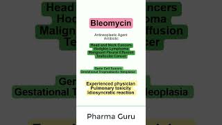 Bleomycin In a nutshell [upl. by Aiym876]