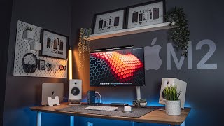 Turning My M2 MacBook Air Into The ULTIMATE Desktop Desk Setup [upl. by Gunther]