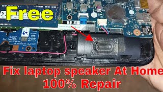 laptop speaker sound problem  How to fix laptop cracking sound  100 Fix [upl. by Staffan563]