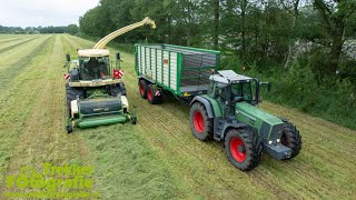 Bron  Gras hakselen 2024  Second Cut Grass Silage  Grashäckseln [upl. by Hluchy]