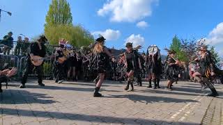 Beltane Border Morris  Fire Dance 29042023 [upl. by Eatnom535]