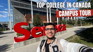 Seneca campus tour😍 First day in college  International student 🧑‍🎓  KINSHUK JAIN [upl. by Sadonia]