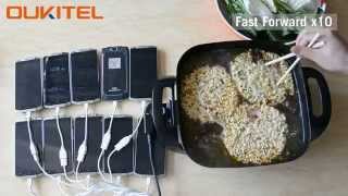 OUKITEL K10000 OTG function Cook Noodles [upl. by Anaihs465]