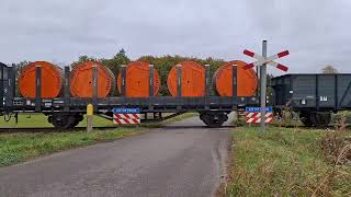 Spoorwegovergang Boekelo  Dutch Railroad Crossing [upl. by Aiksas]