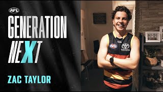 Welcome to Adelaide Zac Taylor highlights  2021 NAB AFL Draft  AFL [upl. by Inittirb]