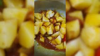 Alo Mongery recipe by Sanas Kitchenmuscle easyfoodtomakeathome food yummmyfood [upl. by Chelsey]