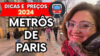 Dicas e Preços dos Metrôs em Paris [upl. by Maggee]