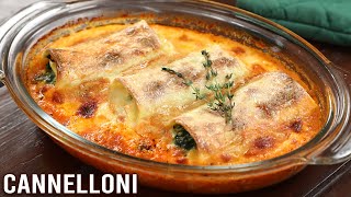 Cannelloni  How To Make Cannelloni  Winter Is Coming  Cheesy Spinach Cannelloni Recipe  Varun [upl. by Annia]