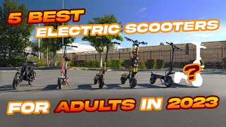 5 Best Electric Scooters for Adults in 2023 [upl. by Nolram]