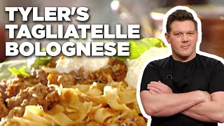 Tyler Florences Ultimate Tagliatelle Bolognese  Tylers Ultimate  Food Network [upl. by Amiarom]