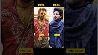 Pushpa 2  reel vs real pushpa2 alluarjun [upl. by Asilej]