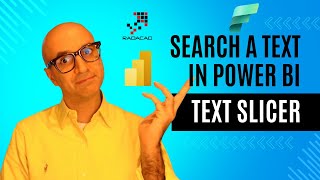 Search a Text value in Power BI report with new Text Slicer [upl. by Esadnac]