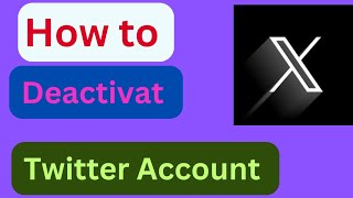 how to deactivate twitter without deleting account [upl. by Lamberto]