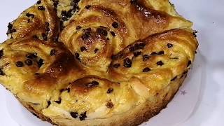 Recette inratable du gâteau chinois à la crème pâtissière et aux pépites de chocolat [upl. by Ainecey761]