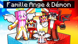 Adopté par la FAMILLE D’ANGE et DÉMON sur Minecraft [upl. by Vincenta278]