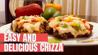 Easy And Delicious CHIZZA Recipe  KFC Style [upl. by Euqilegna]