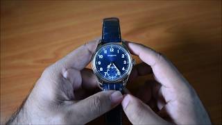 Montblanc 1858 Manual Small Second watch review [upl. by Midge327]