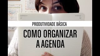 Como organizar a agenda 📅 [upl. by Kreiner]