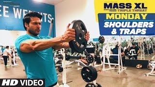 Monday Shoulders amp Traps  MASS XL  Muscle Building Program by Guru Mann [upl. by Dougal]