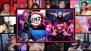 Demon Slayer  Season 2 OP 3 🔥🤩🤩  Reaction Mashup  🎧USE HEADPHONES🎧 [upl. by Lavona209]