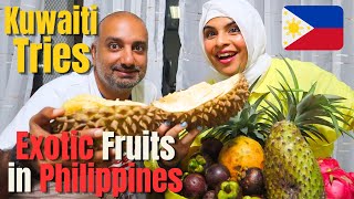 KUWAITI EAT DURIAN FOR THE FIRST TIME IN THE PHILIPPINES [upl. by Ecyar]