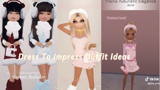 Dress To Impress Outfit Ideas TikTok Compilation [upl. by Golter]