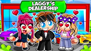 Making A 10000000 CAR DEALERSHIP to RIZZ GIRLS In Roblox Driving Empire [upl. by Eelan]