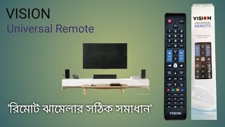 How to connect VISION Universal Remote with LED TV [upl. by Imef]