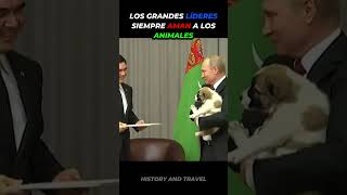 Putin y su Amor a los Animales🐕💙Putin and his love for animals putin animals love leader short [upl. by Benkley]