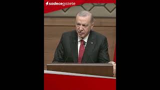 CUMHURBAŞKANI ERDOĞANDAN ÖZEL AÇIKLAMALAR  Sadece Gazete [upl. by Murat]